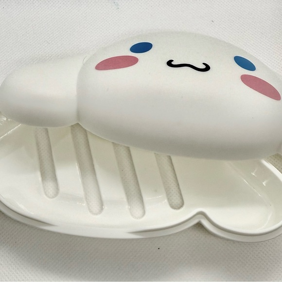 Cute White Cinnamoroll Character SOAP DISH - Picture 2 of 2